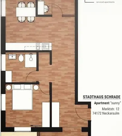 Stadthaus Serviced - 'sunny' Apartmán *